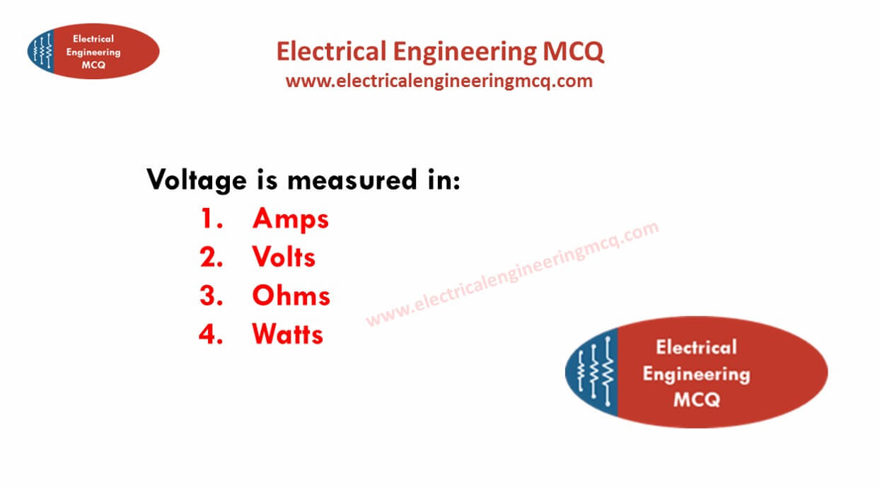 Voltage Is Measured In - Basic Electrical Engineering MCQ#36 ...