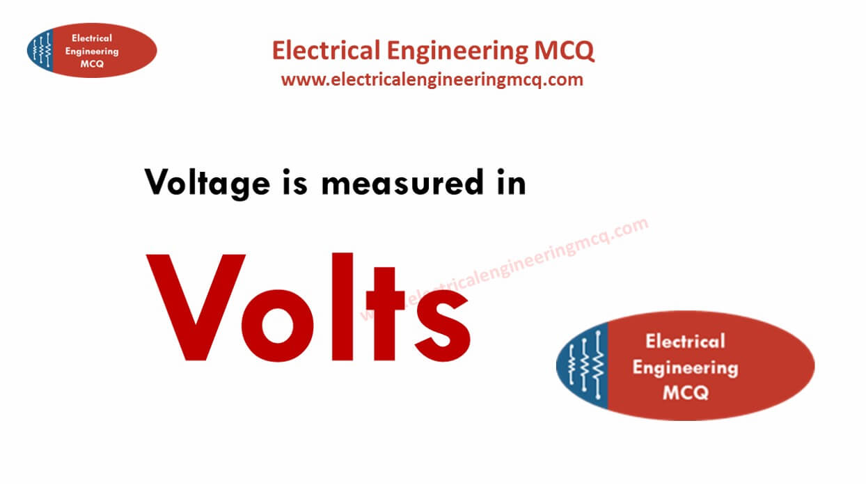 What Units Are Volts Measured In